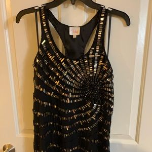 Black Parker Sequin Mini